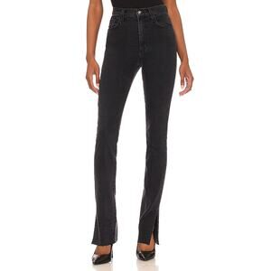 Favorite Daughter 'Valentina' Black Super High Rise Tower Denim Jean Size 27